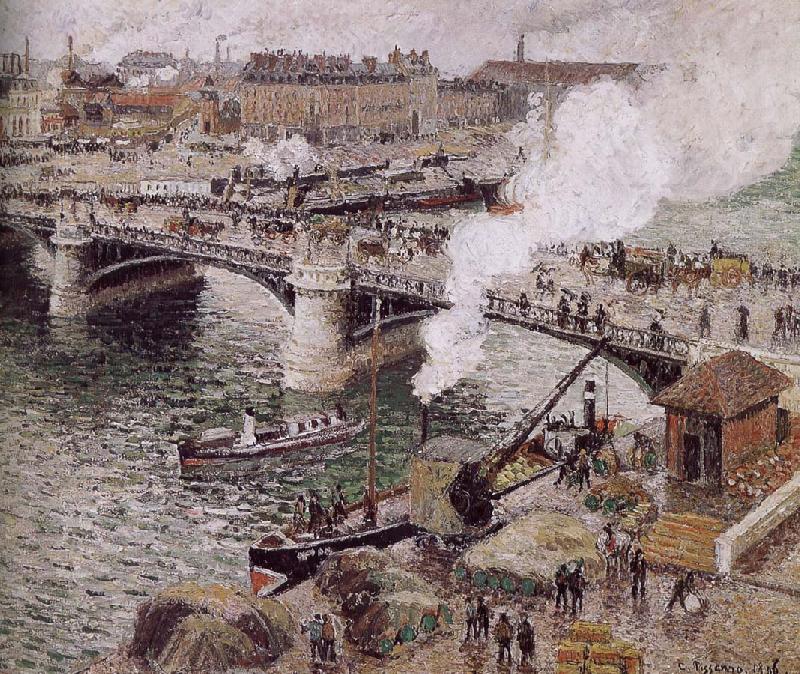 Camille Pissarro Bridge Norge oil painting art